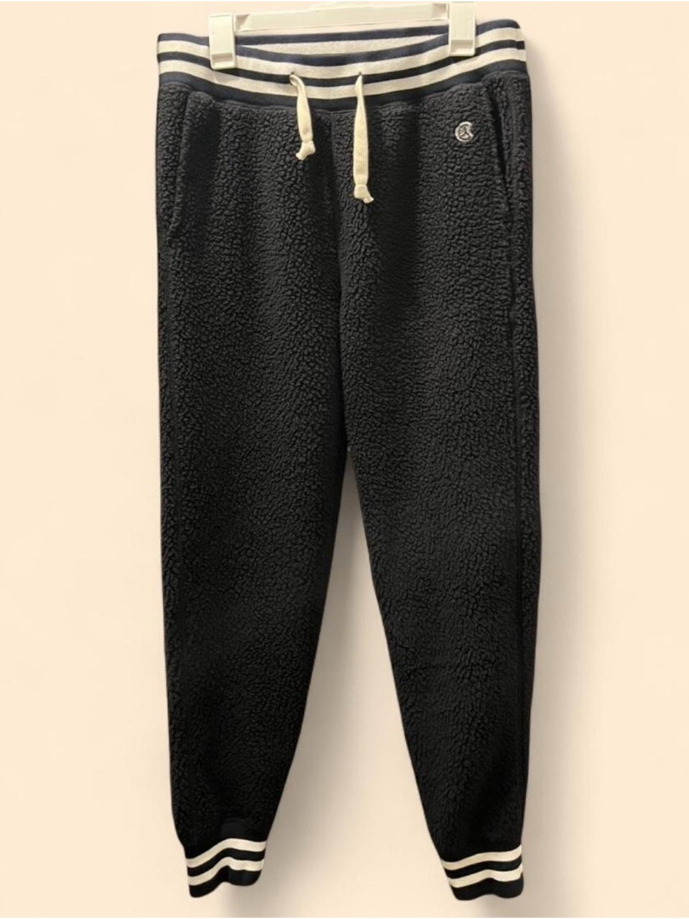 Champion x Todd Snyder Sherpa Fleece Jogger Pants Black Mens Streetwear